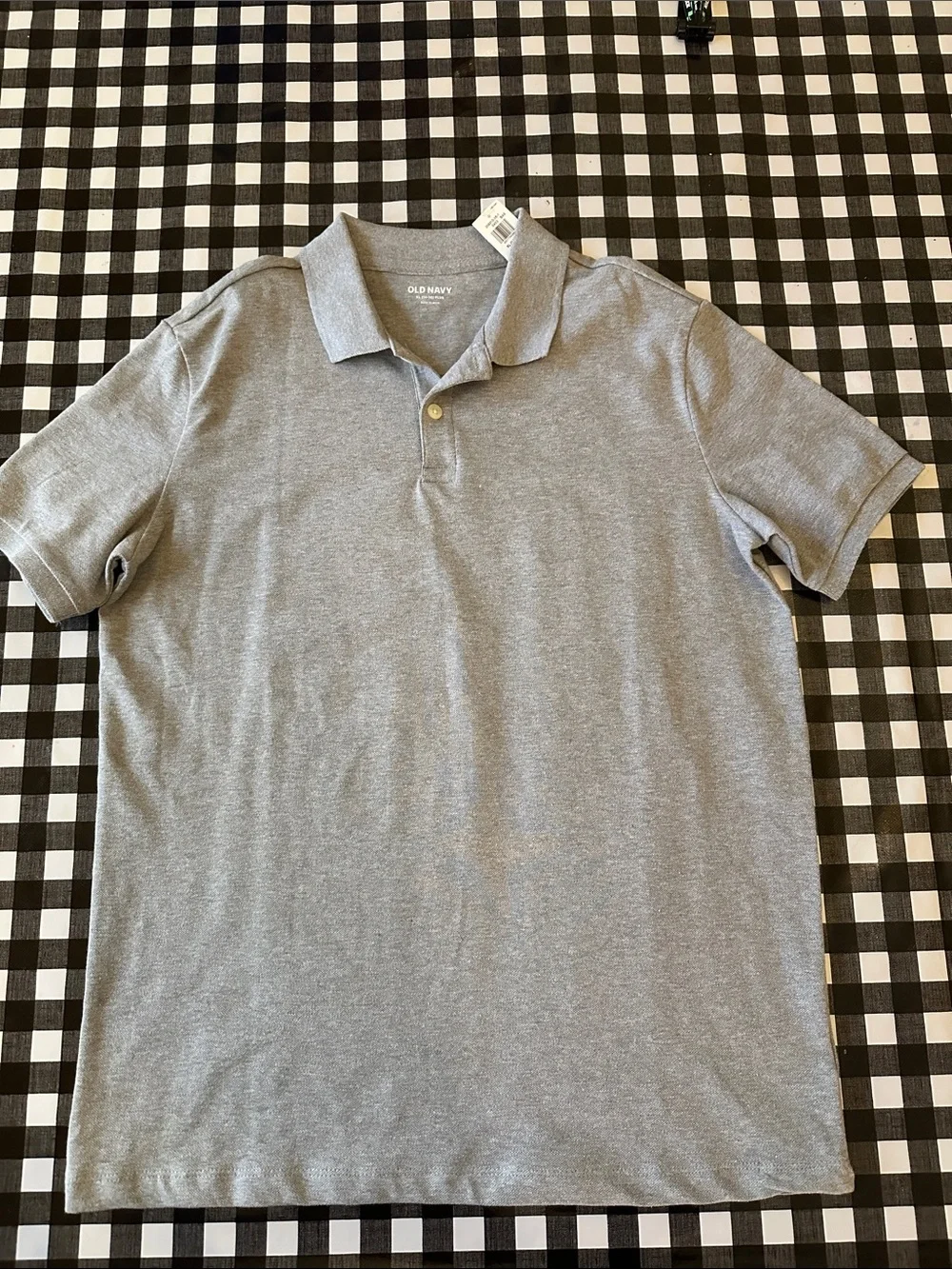 Old Navy Boy’s Gray Short-Sleeve Polo